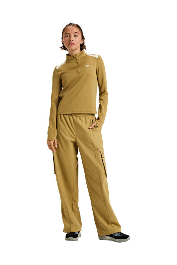 ROXY Clothing Roxy Waves Of Warmth Tech Top Бежевый