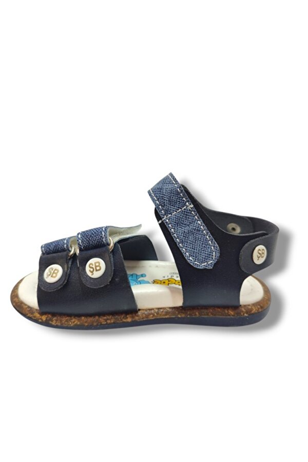 ŞİRİNGENÇ Şiringenç 1720-20 Anatomik 3 Cırt Bant Erkek Çocuk Sandalet Lacivert Mavi 21-25