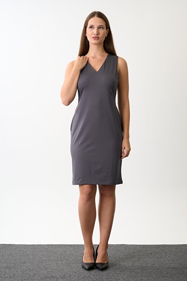 Alexander Gardi ALEXANDERGARDI V YAKA KALEM ELBİSE (B23-0081)