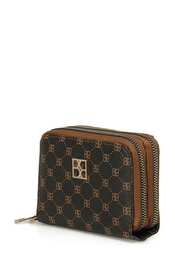 Butigo FERMUARLI MONOGRAM 5PR Kahverengi Kadın Cüzdan