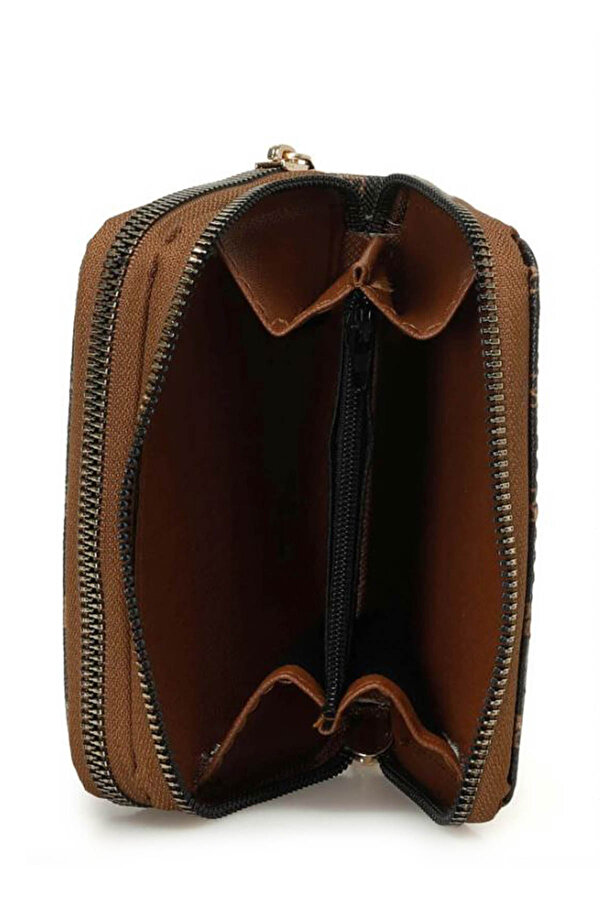 Butigo FERMUARLI MONOGRAM 5PR Kahverengi Kadın Cüzdan