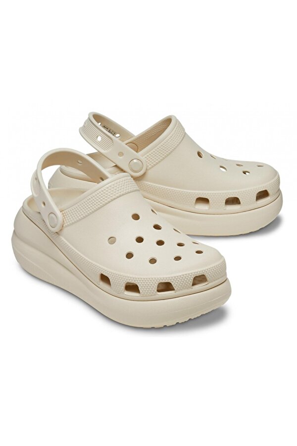 Crocs 207521 G Classic Crush Clog Krem Unisex Terlik