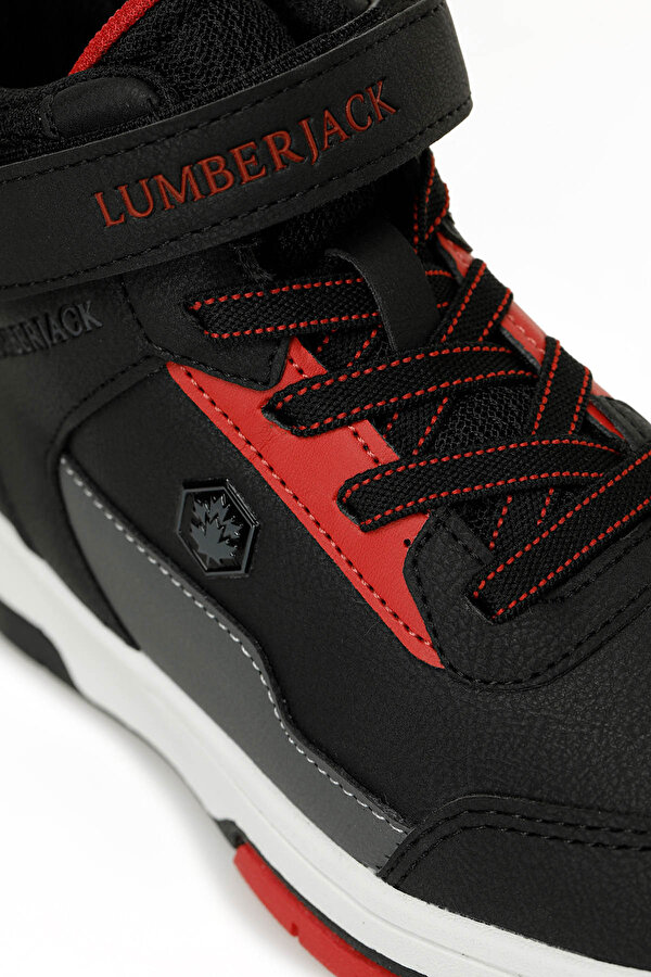 NITRA HI 5PR Siyah Erkek Çocuk High Sneaker - Görsel 8