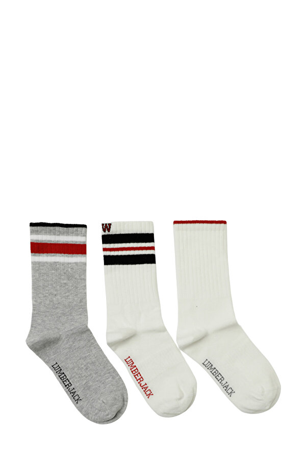 Lumberjack Wl White 3 Lu Skt-W 5Pr Белый 004 Женщина Носки 3 Пары