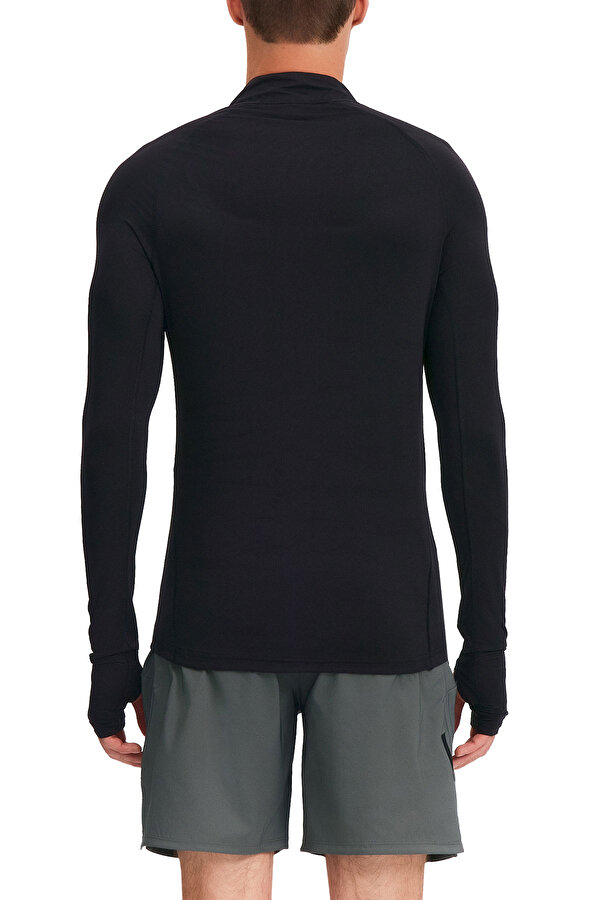 REEBOK Clothing Reebok Rocky Ls 3/4 Zip Muscle T Черный