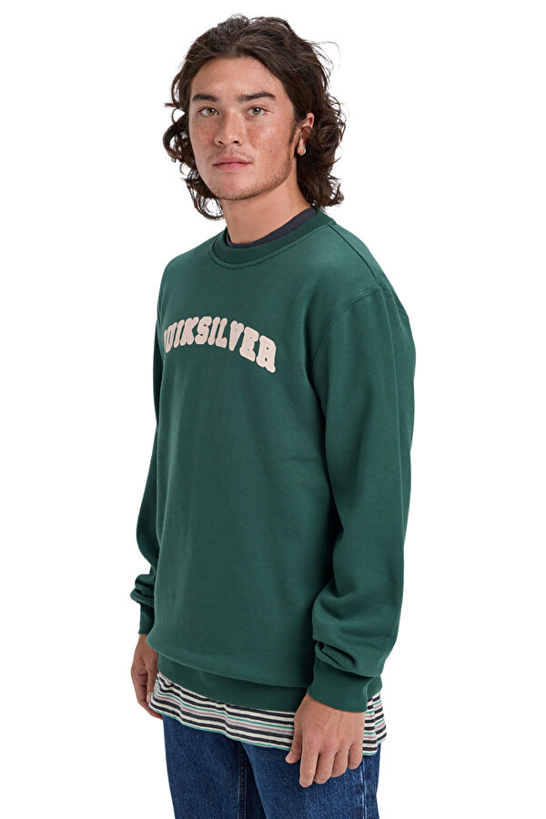 QUIKSILVER Clothing Quiksilver Graphic Crew Зеленый 004