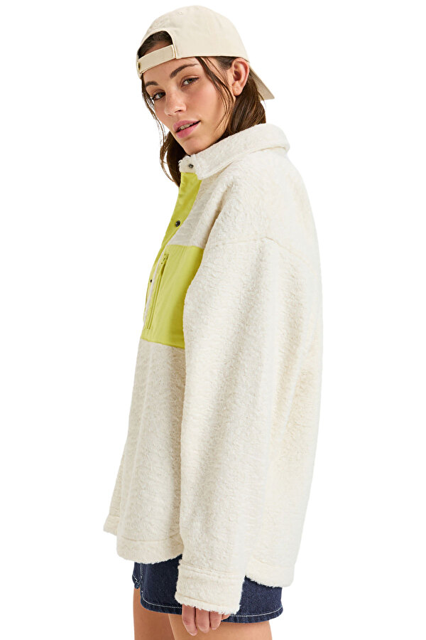 ROXY Clothing Roxy Chloe Kim Polar Shacket Белый