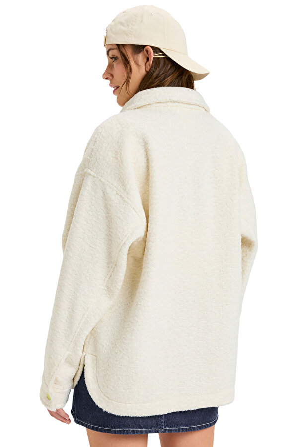 ROXY Clothing Roxy Chloe Kim Polar Shacket Белый