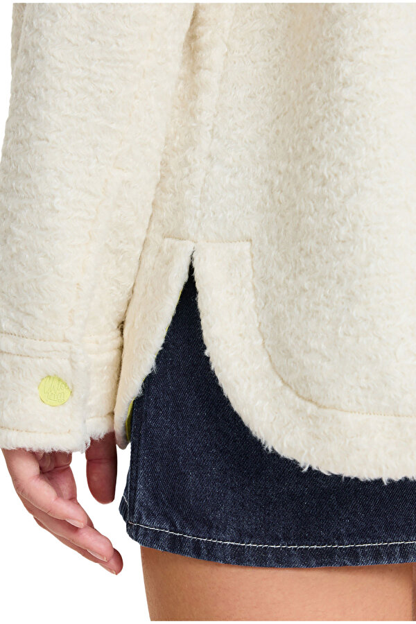 ROXY Clothing Roxy Chloe Kim Polar Shacket Белый