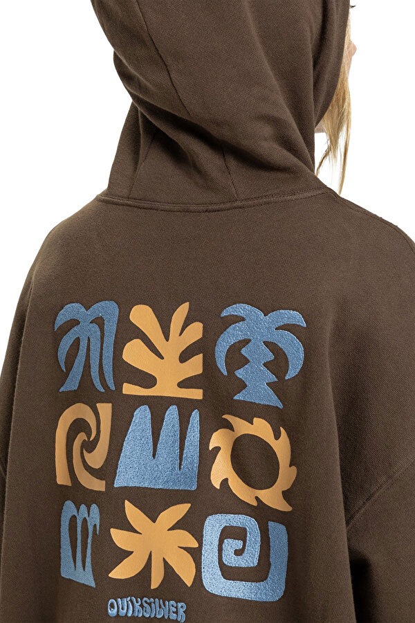 QUIKSILVER Clothing Quiksilver Standard Hoodie Коричневый 002