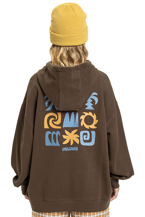 QUIKSILVER Clothing Quiksilver Standard Hoodie Коричневый 002