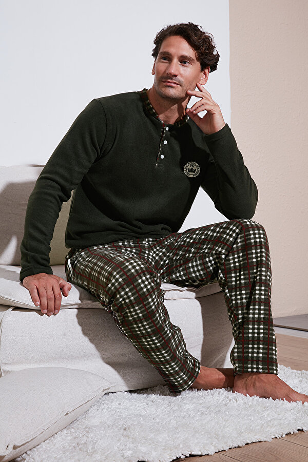 Erkek Pijama Takımı 6096100 HAKİ