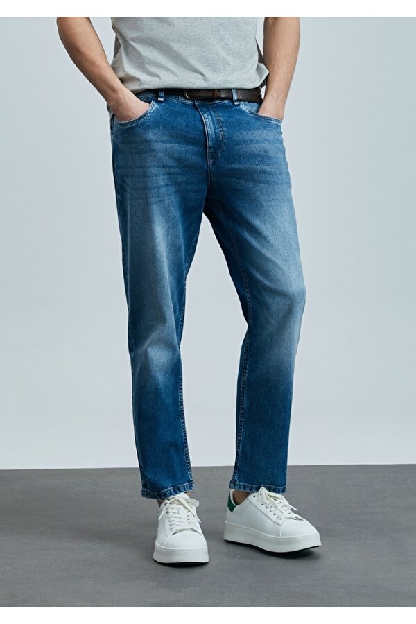 111200204 Orlando Smart Jean Erkek Pantolon Slim Fit Erkek Kot Pantolon