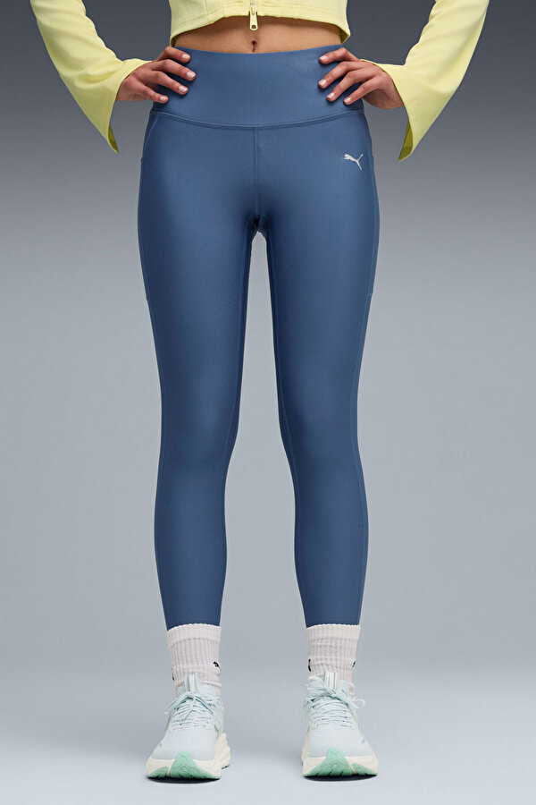Puma W RUN VELOCITY FL TIGHT Petrol Kadın Tayt