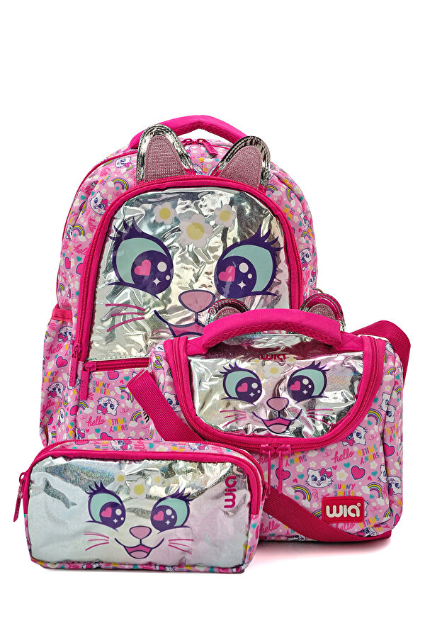 Wia Sweet Cat Kız Çocuk Okul Seti