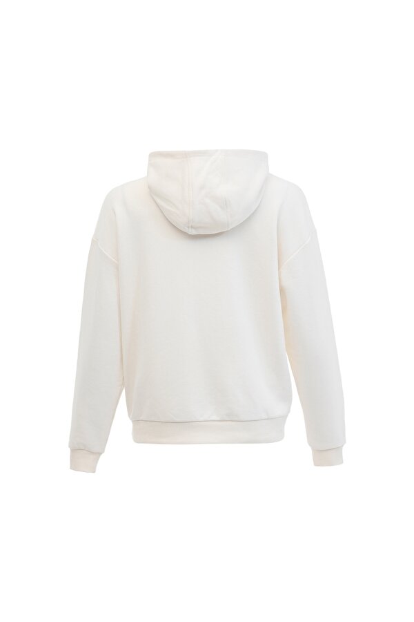 Reebok NEW ID RELAX SL HOODIE Ekru Kadın Sweatshirt