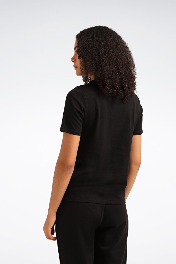 Reebok Q3 ID TEE Siyah Kadın Kısa Kol T-Shirt