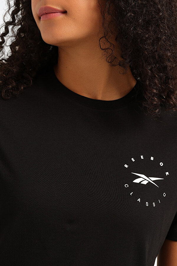 Reebok Q3 ID TEE Siyah Kadın Kısa Kol T-Shirt