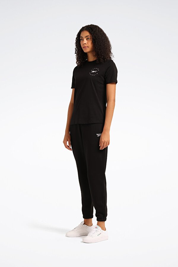 Reebok Q3 ID TEE Siyah Kadın Kısa Kol T-Shirt