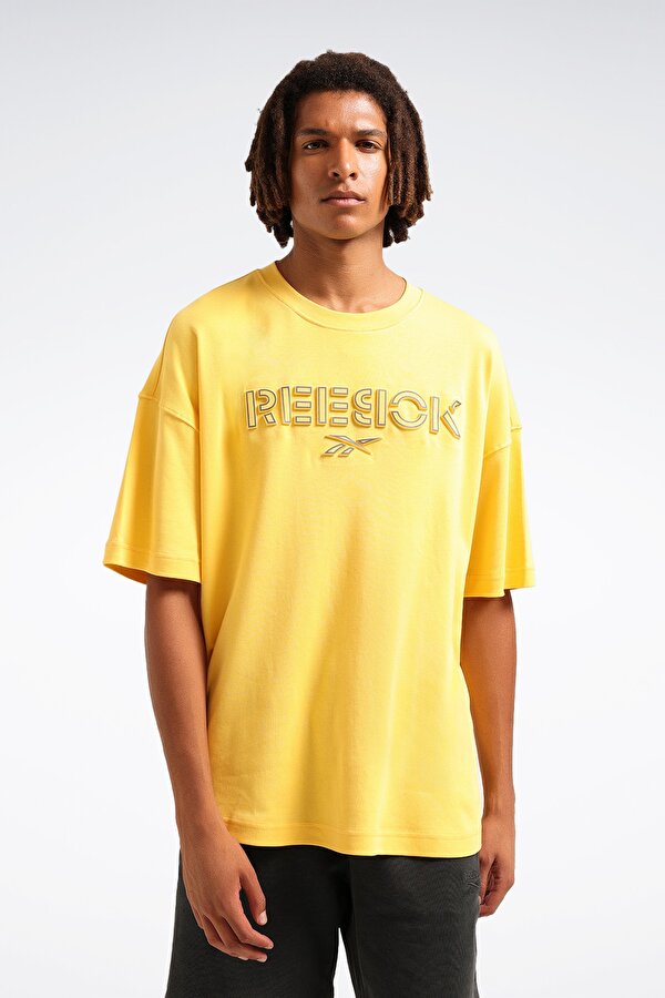 Reebok DEYNA TEE Sarı Erkek Kısa Kol T-Shirt