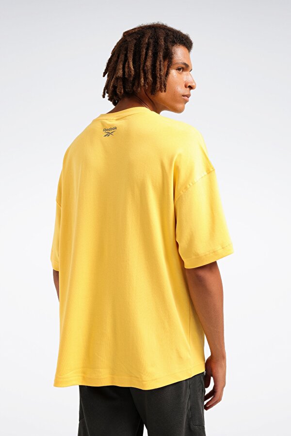 Reebok DEYNA TEE Sarı Erkek Kısa Kol T-Shirt