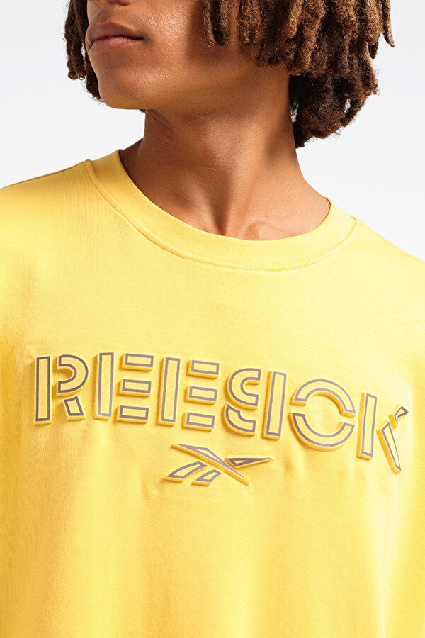 Reebok DEYNA TEE Sarı Erkek Kısa Kol T-Shirt