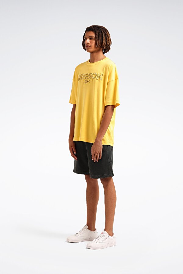 Reebok DEYNA TEE Sarı Erkek Kısa Kol T-Shirt