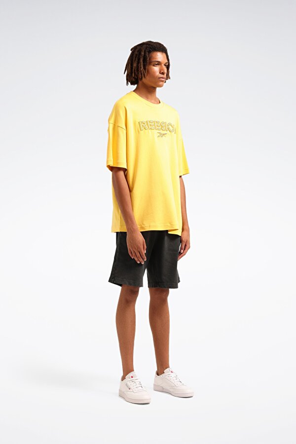 Reebok DEYNA TEE Sarı Erkek Kısa Kol T-Shirt