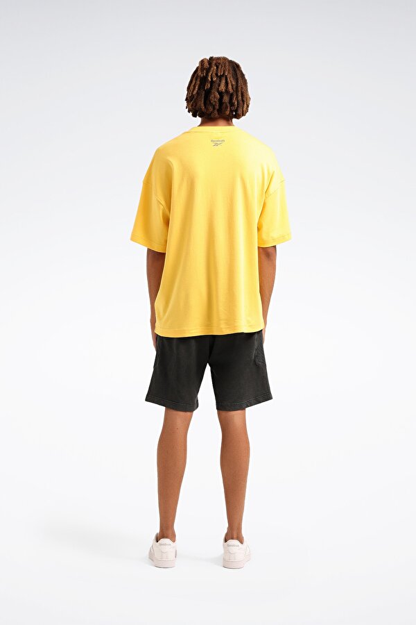 Reebok DEYNA TEE Sarı Erkek Kısa Kol T-Shirt
