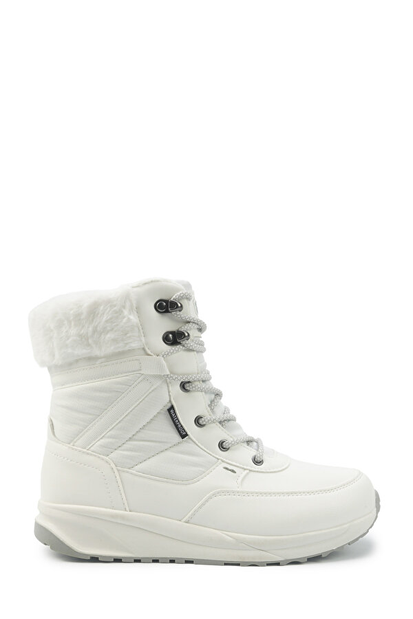 AFTER 5PR Beyaz Kadın Kürklü Bot - Görsel 2