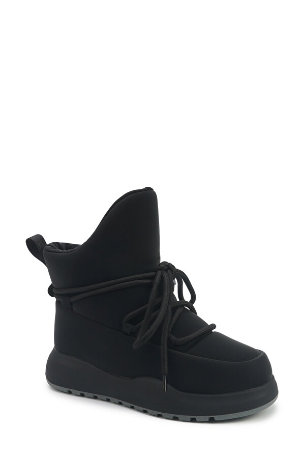 INT1225K124-KRK 5PR Siyah Kadın Kar Botu - Görsel 3