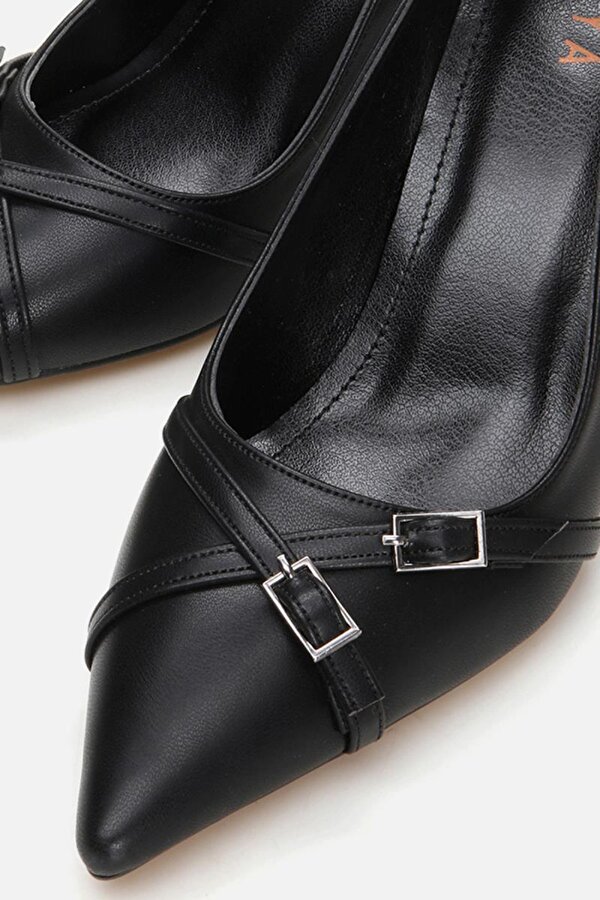 Yaya By Hotiç Siyah Kadın Topuklu Ayakkabı