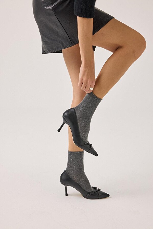 Yaya By Hotiç Siyah Kadın Topuklu Ayakkabı