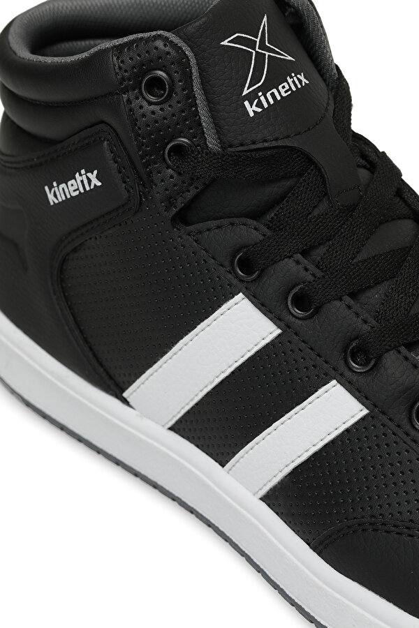 KORT PU HI 4FX Siyah Erkek High Sneaker - Görsel 8
