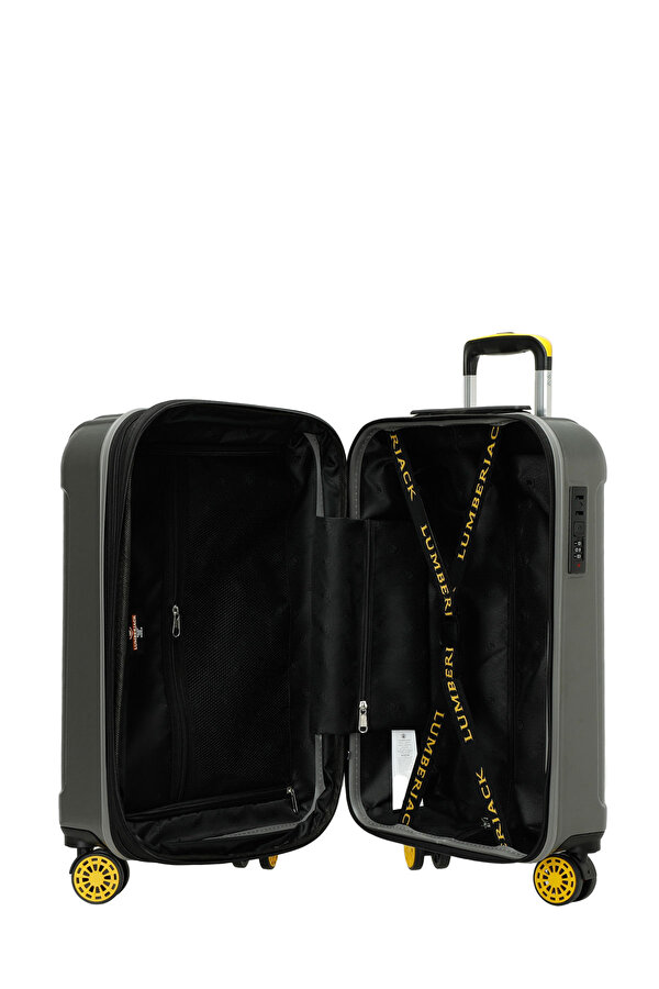 Lumberjack BERLIN -K ABS 5PR Gri Unisex Küçük Boy Valiz