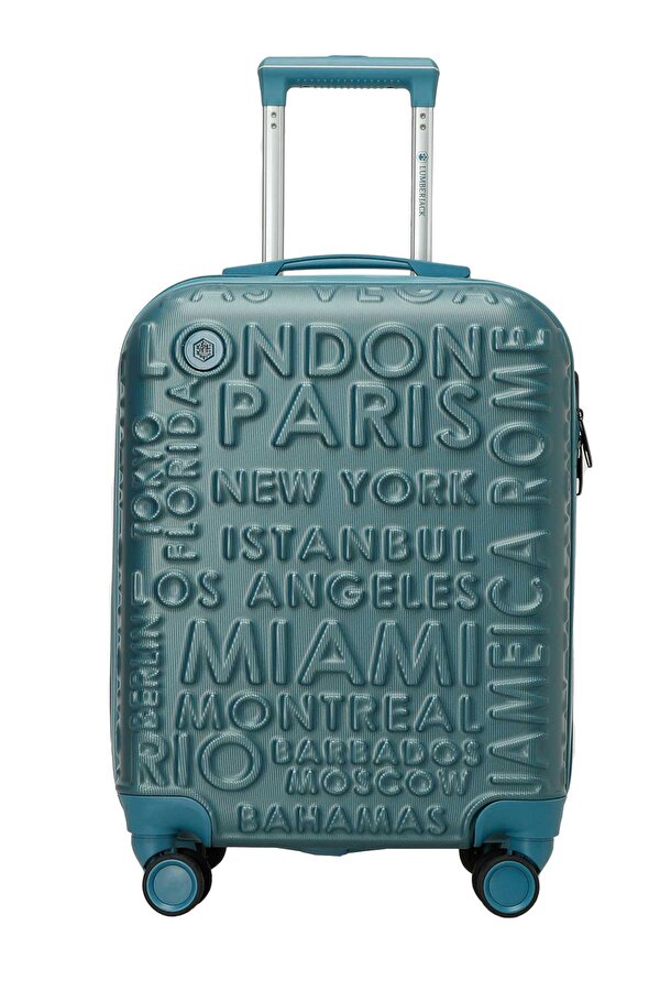 Lumberjack LUGANO -K ABS 5PR Mavi Unisex Küçük Boy Valiz