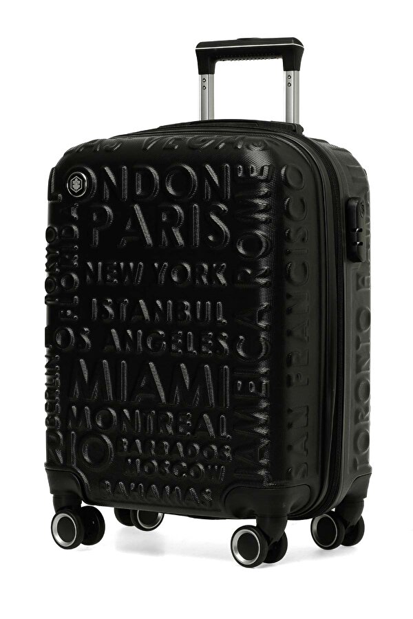 Lumberjack LUGANO -K ABS 5PR Siyah Unisex Küçük Boy Valiz