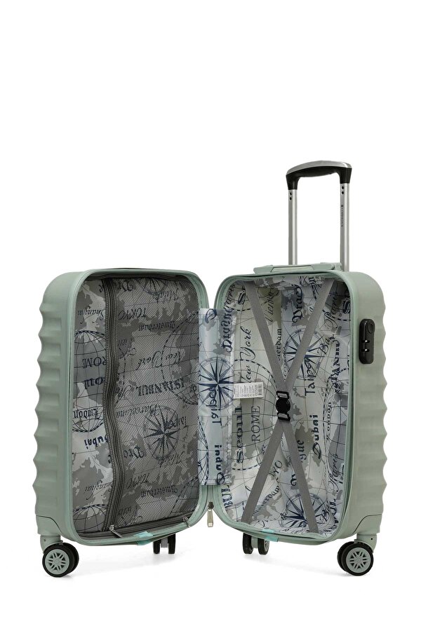 Lumberjack NEWYORK -K ABS 5PR Yeşil Unisex Küçük Boy Valiz