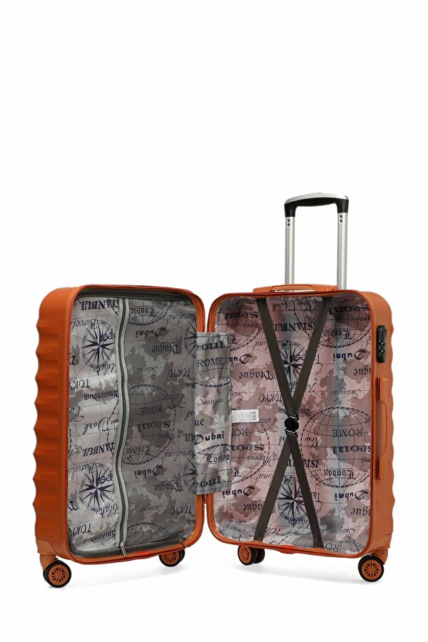 Lumberjack NEWYORK -O ABS 5PR Kiremit Unisex Orta Boy Valiz