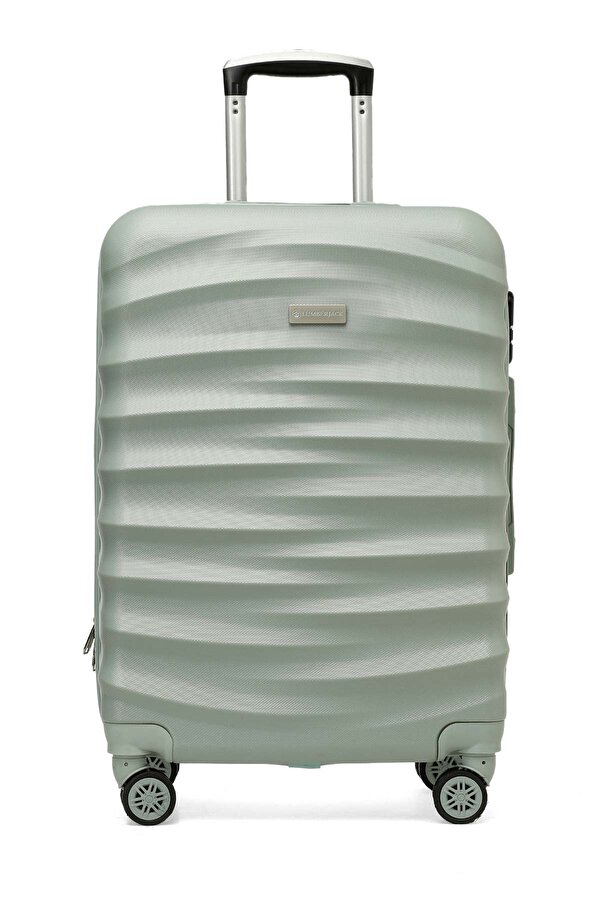 Lumberjack NEWYORK -O ABS 5PR Yeşil Unisex Orta Boy Valiz