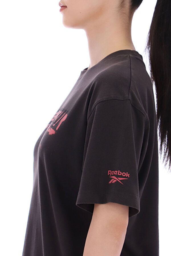 REEBOK Clothing Reebok Michelle Ss Graphic Tee Черный