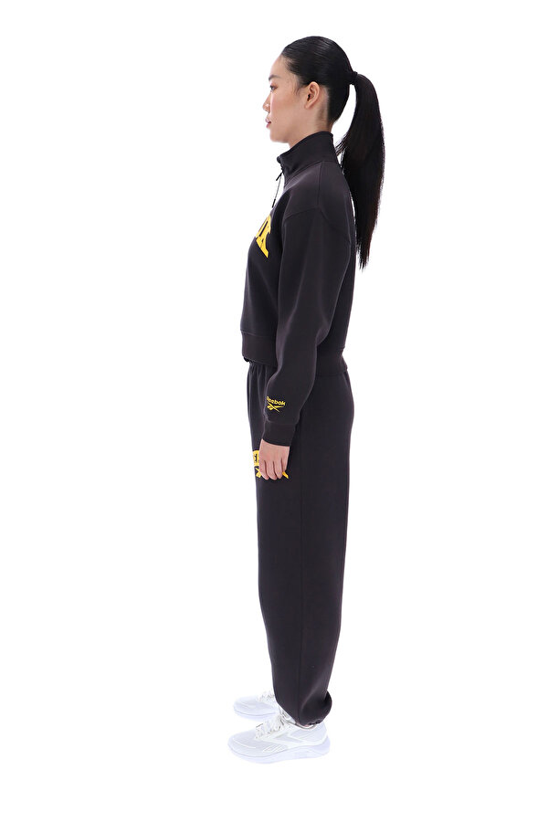 REEBOK Clothing Reebok Tatty Funnel Neck Zip Top Черный