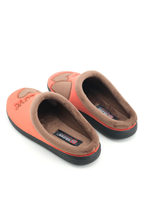 GEZER Kadın Kışlık Nakışlı Tasarım Havlu Kumaş PU Taban Rahat Ev Bahçe Gondol Terlik