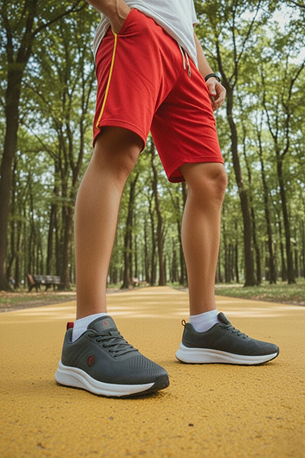 SONTY 5PR Gri Erkek Koşu Ayakkabısı - Görsel 3