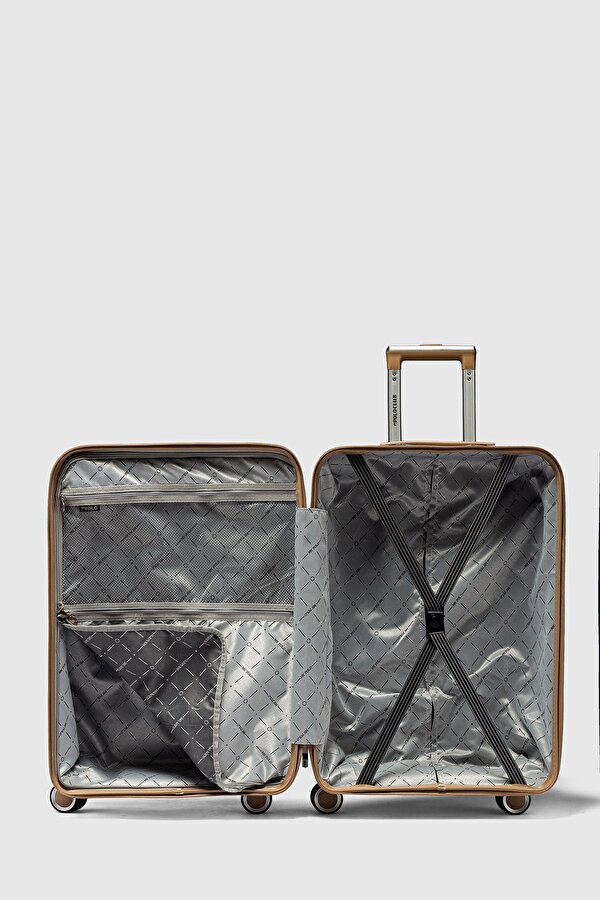 byHAKAN My-pp Bilbao tekerlekli kırılmaz valiz 3'lü set bavul A.GRİ