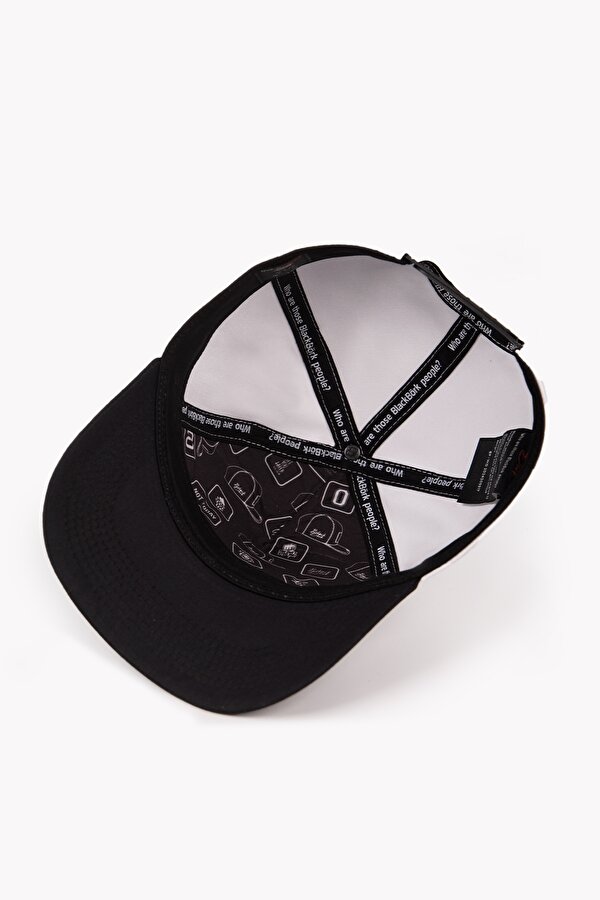 BlackBörk Kaplan Logolu Siyah-Beyaz Beyzbol Şapka