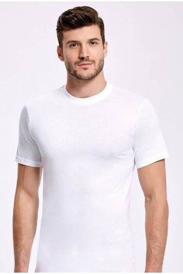 İlke İç Giyim Yaka Beyaz Erkek Atlet   5 Adet