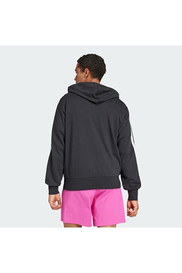 adidas M 3S Ft Fz Hd Erkek Fermuarlı Sweatshirt JD1877