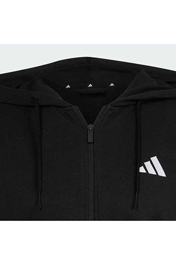 adidas M 3S Ft Fz Hd Erkek Fermuarlı Sweatshirt JD1877