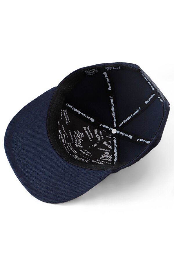 BlackBörk Hip Hop Kids Ayı Logolu Lacivert Çocuk Beyzbol Şapka